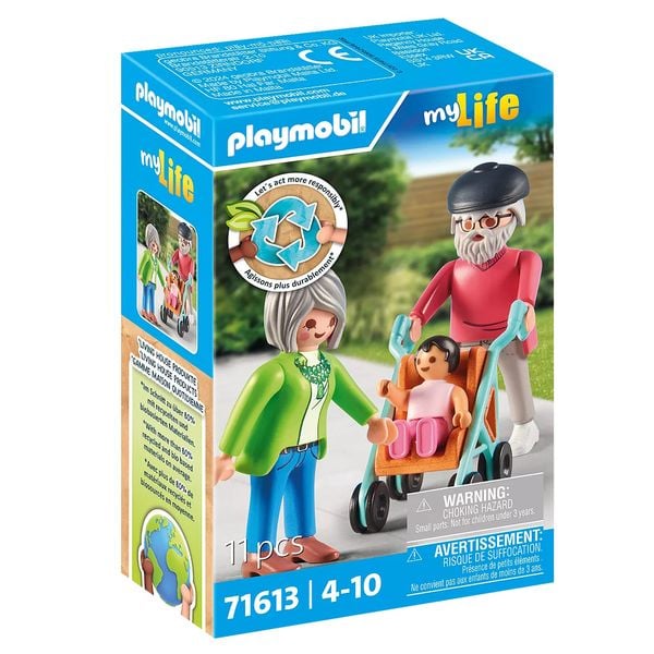 PLAYMOBIL - My Life - Großeltern mit Baby