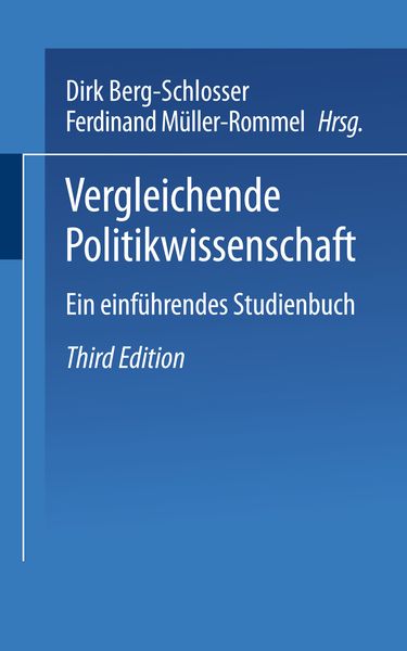 Vergleichende Politikwissenschaft, Taschenbuch von , VS Verlag für Sozialwissenschaften, 9783322973931