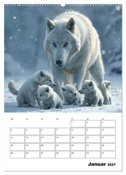 Produktbild: Die leisen Stimmen der Tiere (hochwertiger Premium Wandkalender 2027 DIN A2 hoch), Kunstdruck in Hochglanz