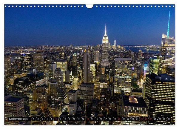 Produktbild: New York - 4 Tage unterwegs im Big Apple (Wandkalender 2026 DIN A3 quer), CALVENDO Monatskalender