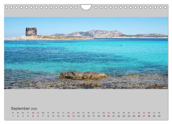 Produktbild: Sardinien &ndash; Die Nordk&uuml;ste (Wandkalender 2026 DIN A4 quer), CALVENDO Monatskalender