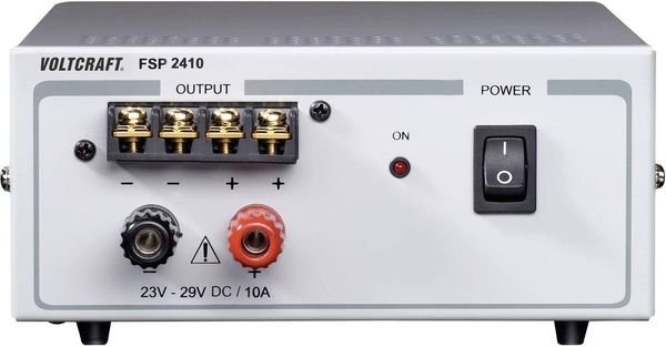 VOLTCRAFT FSP 2410 Labornetzgerät, Festspannung 24 - 29 V/DC 10 A 240 W Anzahl Ausgänge 1 x