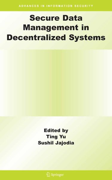 Produktbild: Secure Data Management in Decentralized Systems