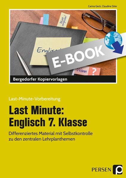 Produktbild: Last Minute: Englisch 7. Klasse
