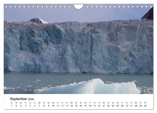 Produktbild: Svalbard 2026 (Wandkalender 2026 DIN A4 quer), CALVENDO Monatskalender