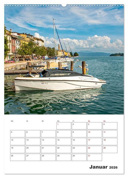 Produktbild: Salo am Gardasee - Reiseplaner (Wandkalender 2026 DIN A2 hoch), CALVENDO Monatskalender