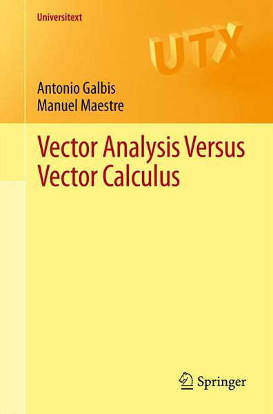 Produktbild: Vector Analysis Versus Vector Calculus
