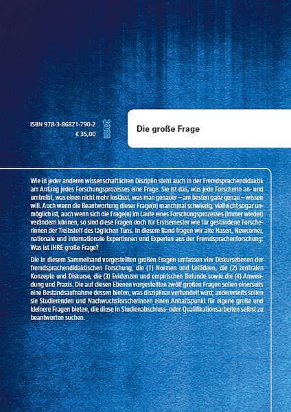 Produktbild: Die gro&szlig;e Frage