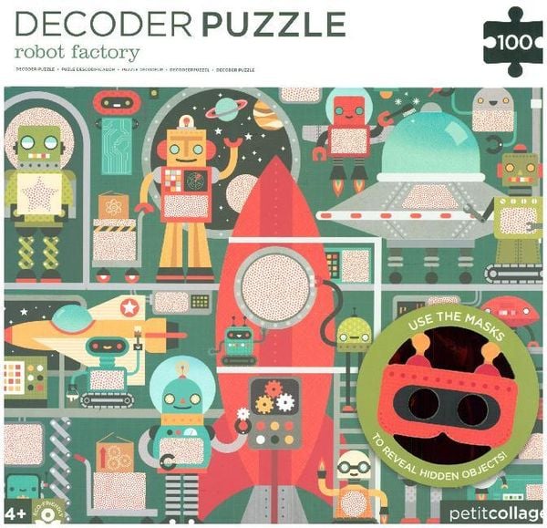 Robot Factory Decoder Puzzle