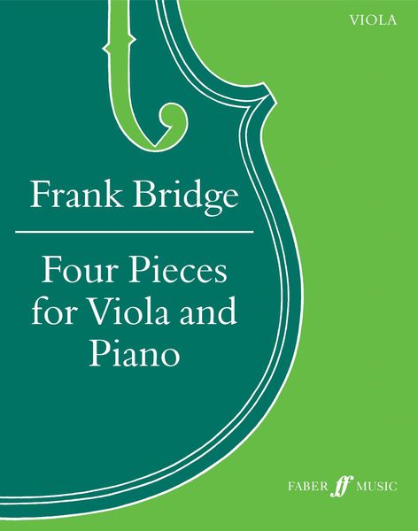 Produktbild: Bridge, F: Four Pieces for Viola and Piano