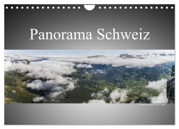 Panorama Schweiz (Wandkalender 2026 DIN A4 quer), CALVENDO Monatskalender