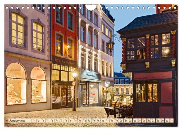 Produktbild: IMPERIAL CITY OF AACHEN (Wall Calendar 2026 DIN A4 landscape), CALVENDO 12 Month Wall Calendar