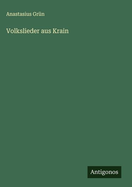 Produktbild: Volkslieder aus Krain