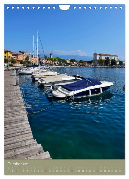 Produktbild: Gardasee - Die sch&ouml;nsten Momente am Gardasee (Wandkalender 2026 DIN A4 hoch), CALVENDO Monatskalender