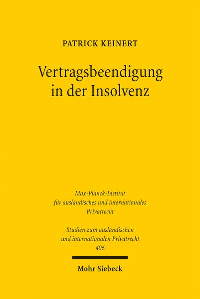 Produktbild: Vertragsbeendigung in der Insolvenz