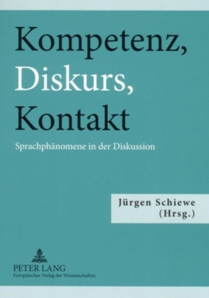 Produktbild: Kompetenz, Diskurs, Kontakt