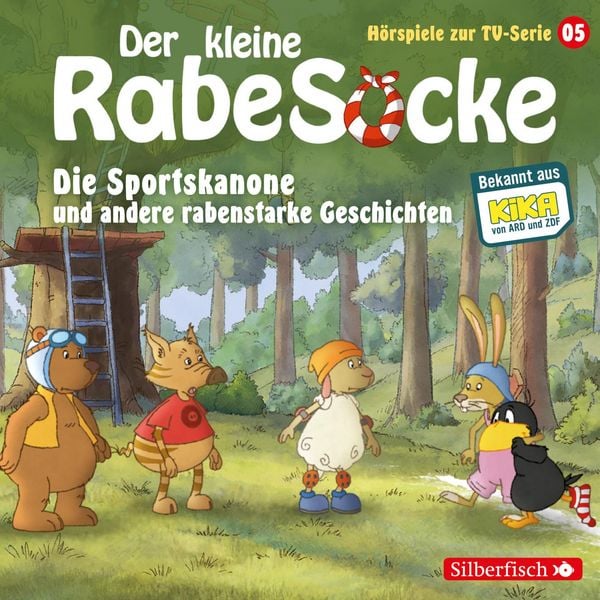 Die Sportskanone, Der Honigmond, Der sprechende Busch (Der kleine Rabe Socke - Hörspiele zur TV Serie 5) (Hörspiel) - Katja Grübel,Jan Strathmann,