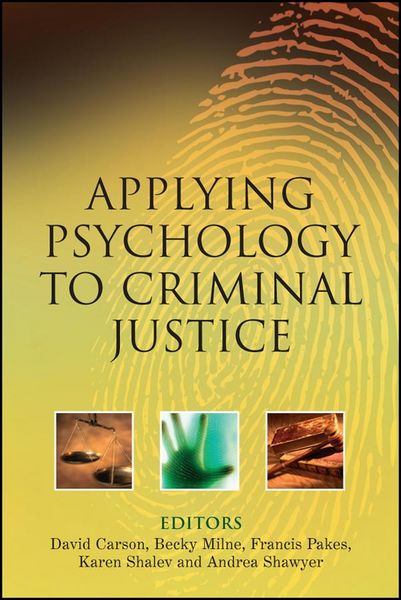 Produktbild: Applying Psychology to Criminal Justice