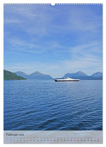 Produktbild: Unterwegs in Norwegen - Mit dem Wohnmobil an sch&ouml;nen Orten verweilen (hochwertiger Premium Wandkalender 2026 DIN A2 hoch), Kunstdruck in Hochglanz
