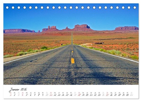 Produktbild: H&ouml;hepunkte im Westen der USA (Tischkalender 2026 DIN A5 quer), CALVENDO Monatskalender