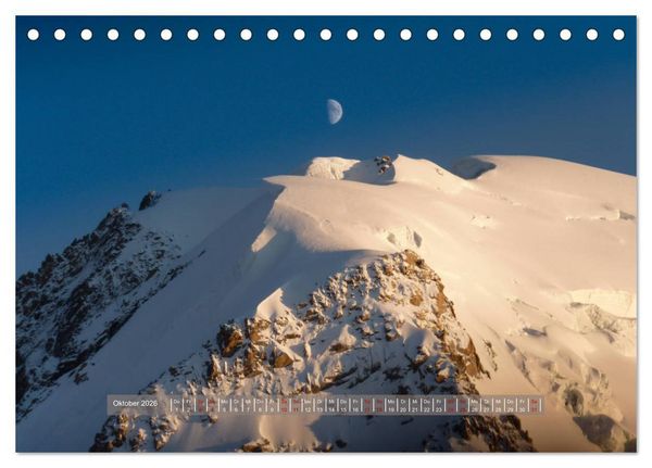 Produktbild: H&ouml;hepunkte unserer Alpen - Bergweh &reg; (Tischkalender 2026 DIN A5 quer), CALVENDO Monatskalender