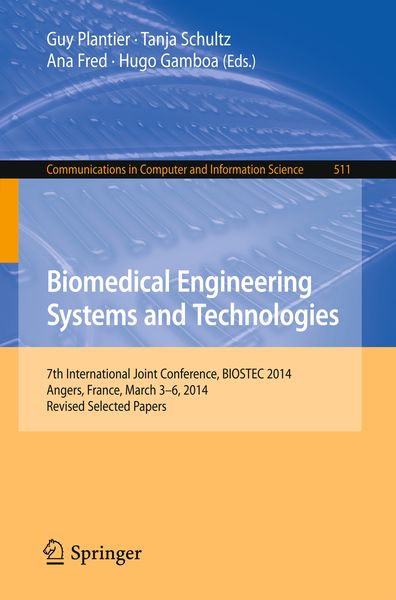 Produktbild: Biomedical Engineering Systems and Technologies