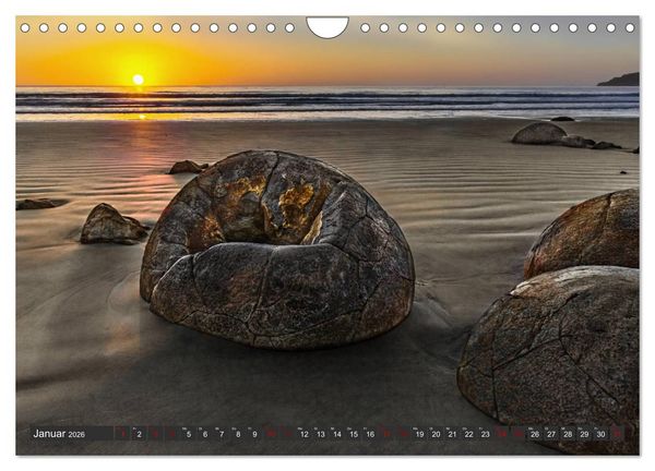 Produktbild: Trauminseln Neuseeland (Wandkalender 2026 DIN A4 quer), CALVENDO Monatskalender