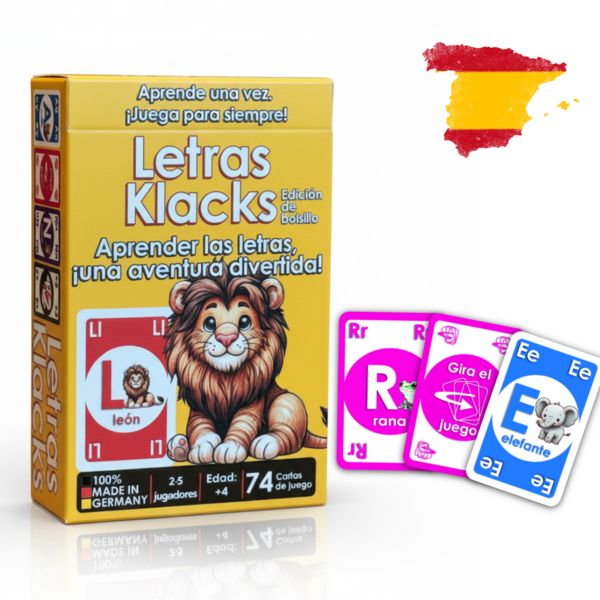 Produktbild: Letras Klacks &ndash; Das spanische Alphabet spielerisch entdecken (Pocket Edition)