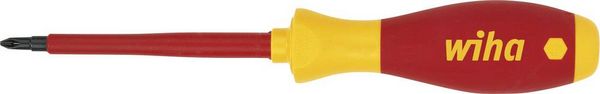 Produktbild: Wiha 00846 VDE Kreuzschlitz-Schraubendreher PH 0 Klingenl&auml;nge: 60 mm DIN ISO 8764, DIN EN 60900