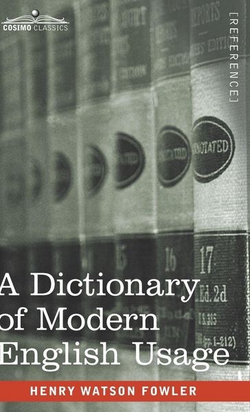 Produktbild: A Dictionary of Modern English Usage