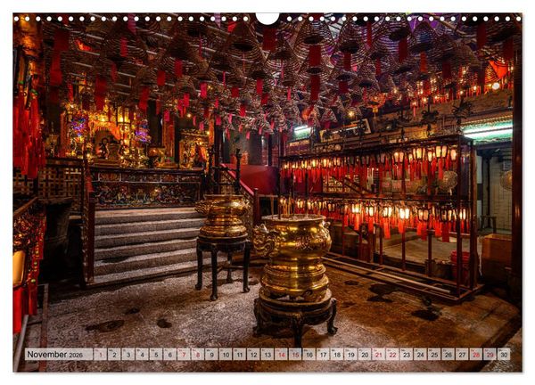 Produktbild: Metropolen Chinas - Peking, Shanghai, Hongkong (Wandkalender 2026 DIN A3 quer), CALVENDO Monatskalender