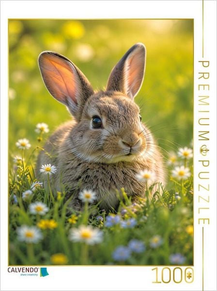 CALVENDO Puzzle Versteckt im Gras | 1000 Teile Lege-Größe 64 × 48 cm Foto-Puzzle für glückliche Stunden