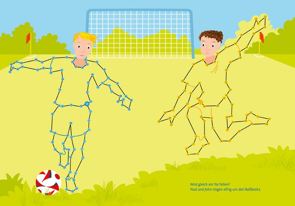 Produktbild: Total bunt von Punkt zu Punkt. Fu&szlig;ball. Von 1 bis 100