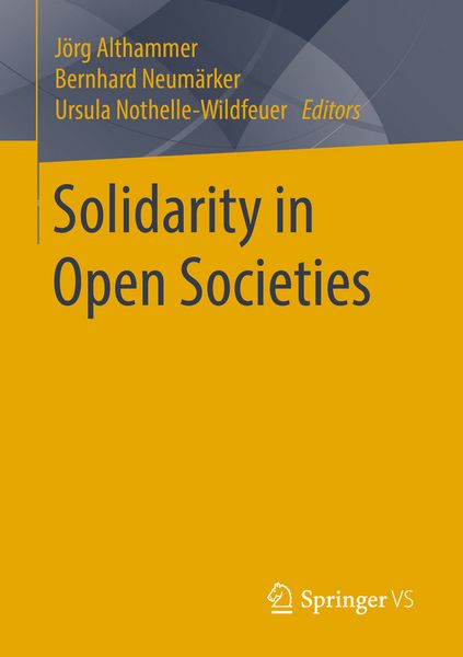 Produktbild: Solidarity in Open Societies