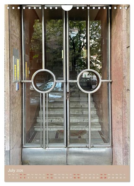 Produktbild: Doors of Belgrade (Wall Calendar 2026 DIN A4 portrait), CALVENDO 12 Month Wall Calendar