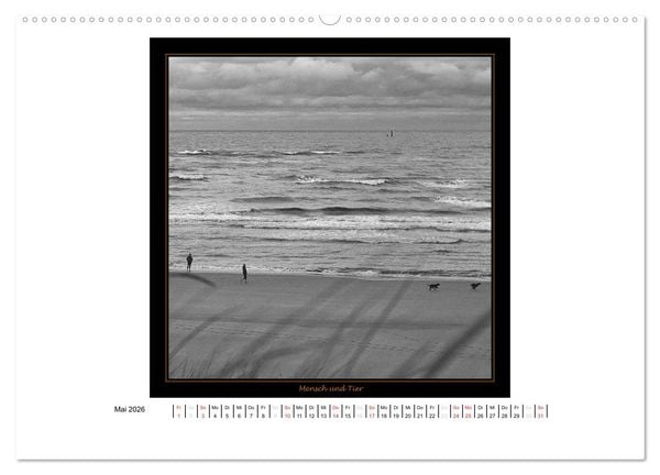 Produktbild: Wangerooge in Fine Art (Wandkalender 2026 DIN A2 quer), CALVENDO Monatskalender