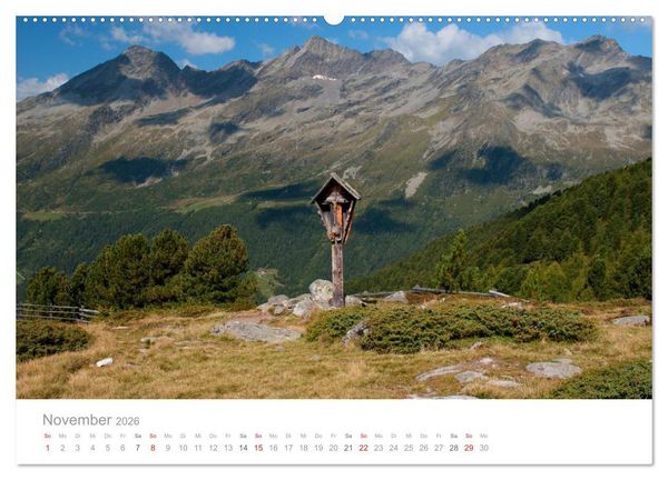Produktbild: Bekannte und unbekannte Almen in S&uuml;dtirol (hochwertiger Premium Wandkalender 2026 DIN A2 quer), Kunstdruck in Hochglanz
