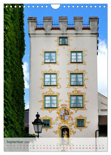 Produktbild: Historische Altstadt Mindelheim (Wandkalender 2026 DIN A4 hoch), CALVENDO Monatskalender