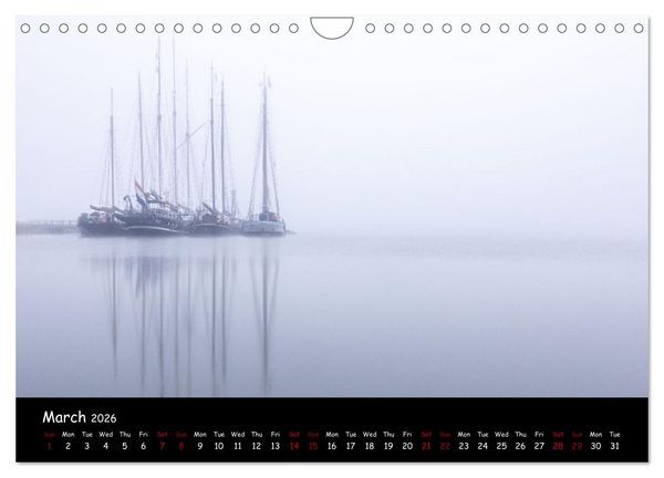 Produktbild: Moody calendar (Wall Calendar 2026 DIN A4 landscape), CALVENDO 12 Month Wall Calendar