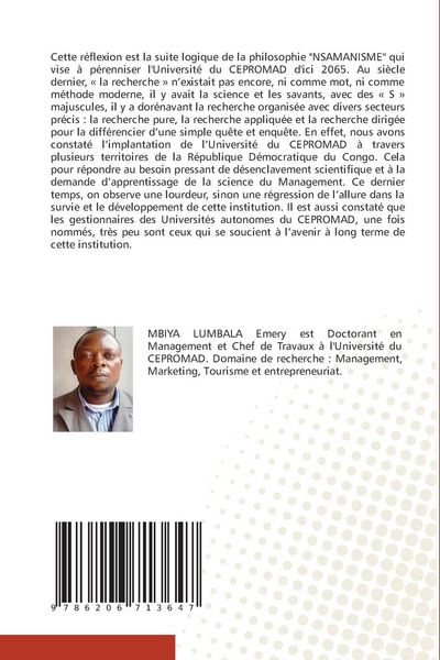 Produktbild: Que deviendra l'universit&eacute; du CEPROMAD en 2O65 en RDC?