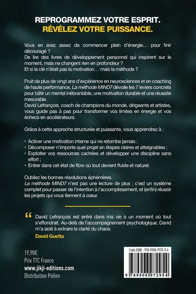 Produktbild: La m&eacute;thode Mind7 : du d&eacute;couragement &agrave; l'accomplissement