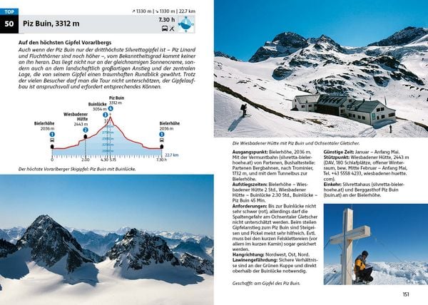 Produktbild: ROTHER Skitourenf&uuml;hrer Vorarlberg