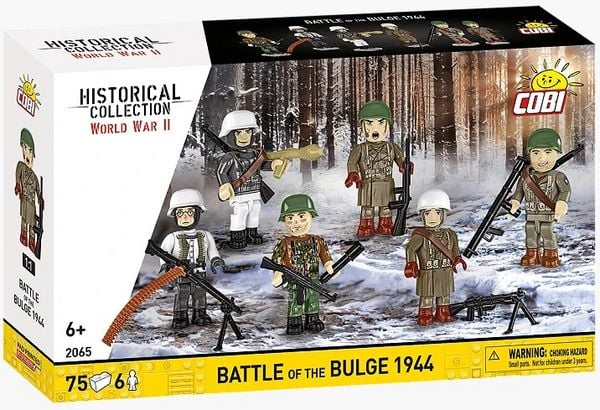 COBI Historical Collection 2065 - Battle of the Bulge, WWII, Figurenset, 75/6 Klemmbausteine