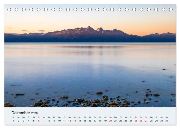 Produktbild: Feuerland - Am Puls der Wildnis (Tischkalender 2026 DIN A5 quer), CALVENDO Monatskalender