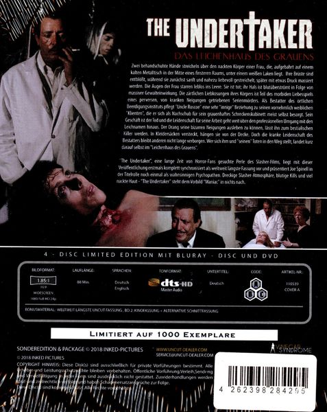 Produktbild: The Undertaker - Das Leichenhaus des Grauens - Futurepak - Limited Edition [4 BRs]