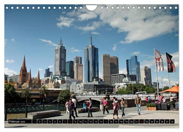 Produktbild: Melbourne (Wandkalender 2026 DIN A4 quer), CALVENDO Monatskalender