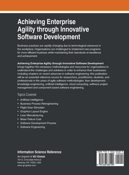 Produktbild: Achieving Enterprise Agility through Innovative Software Development