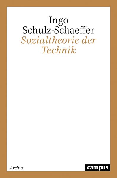 Produktbild: Sozialtheorie der Technik