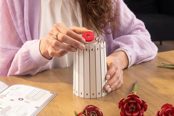 Produktbild: Revell Holzblumen Flowers Dream of Roses mit Vase & Duftring
