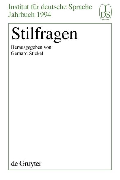 Produktbild: Stilfragen